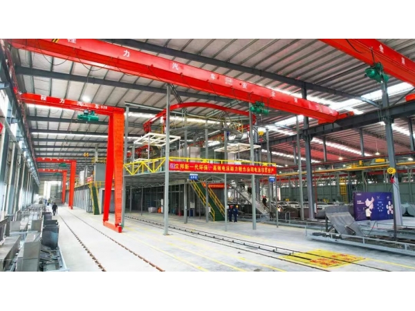 Chengli Group has built the largest shared electrophoretic coating line for special vehicles in China