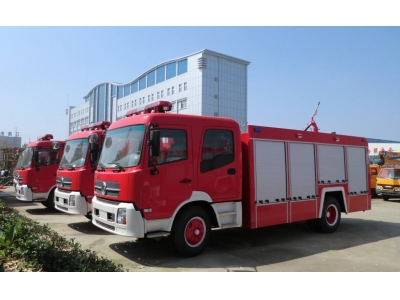 Dongfeng double cabine 8 t camion de pompiers