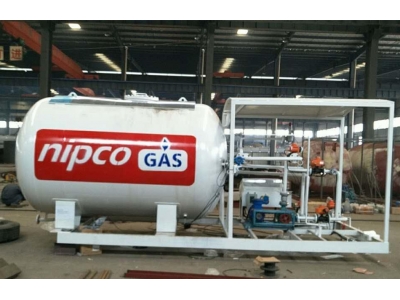 5000L cooking gas cylinder tank filling station