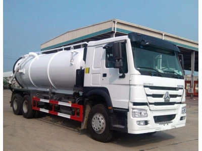 HOWO 6x4 16m3 vacuum seswage suction truck