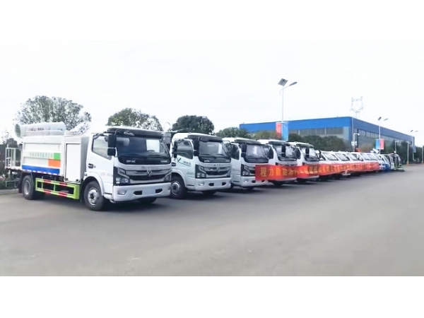 Chengli new energy series pure electric sanitation vehicles are on the market