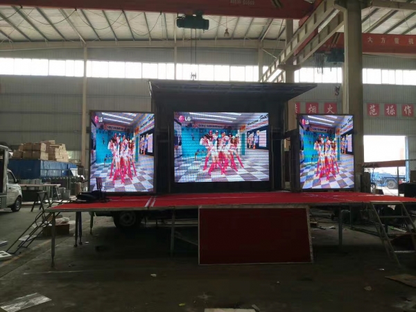 Hot sale mobile stage performance truck with LED screens