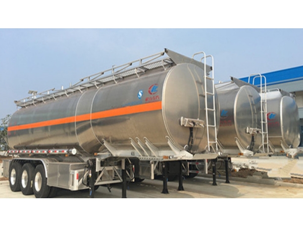 42000L aluminum alloy 3 BPW axels oil tank semitrailer