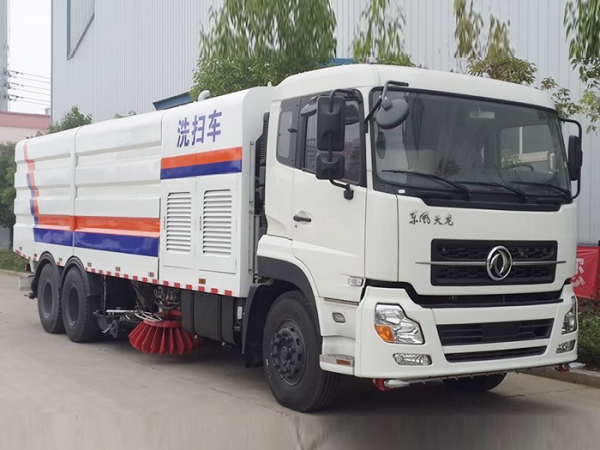 Routine maintenance of road sweeper vehicle