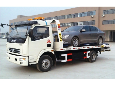 8T 6 wheels road wrecher truck